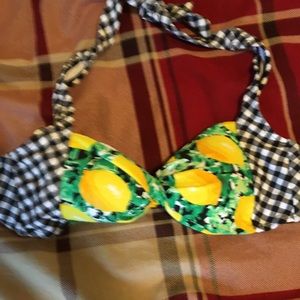 Lemon bikini top